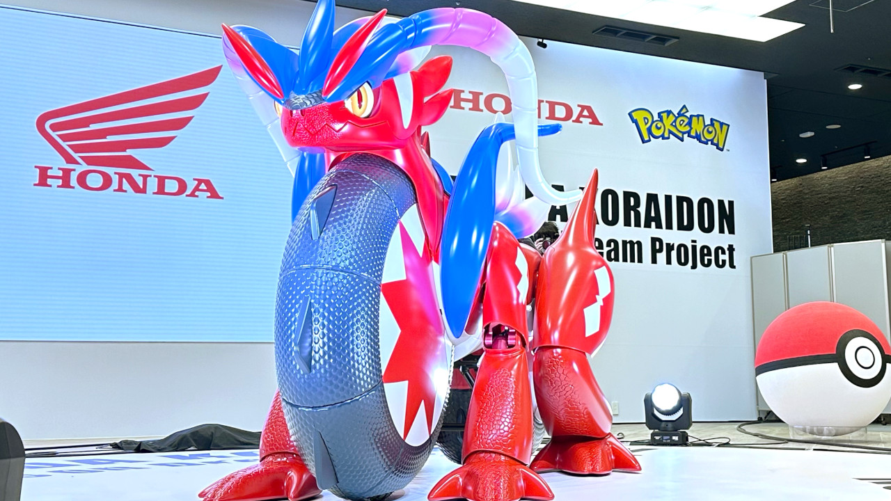 Life-sized motorbike based on Koraidon produced