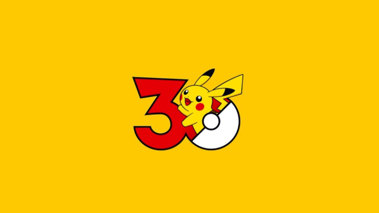 The new Pokemon logo for the 30th anniversary